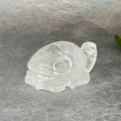 Natural Clear Quartz Turtle
