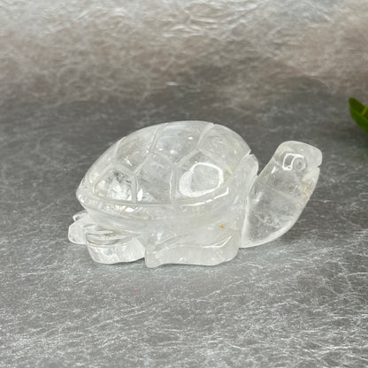 Natural Clear Quartz Turtle