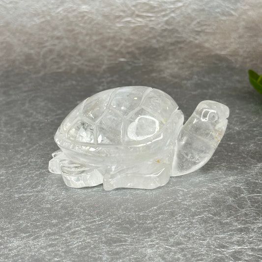 Natural Clear Quartz Turtle