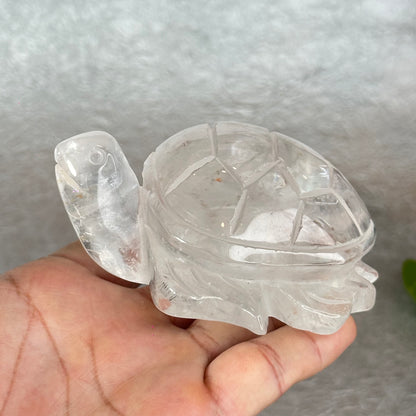 Natural Clear Quartz Turtle