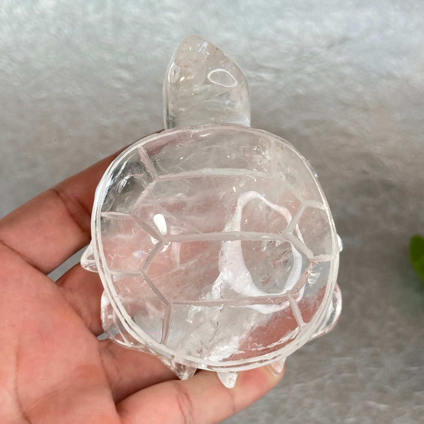Natural Clear Quartz Turtle