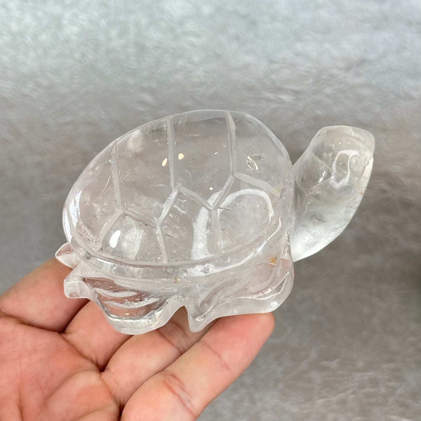 Natural Clear Quartz Turtle