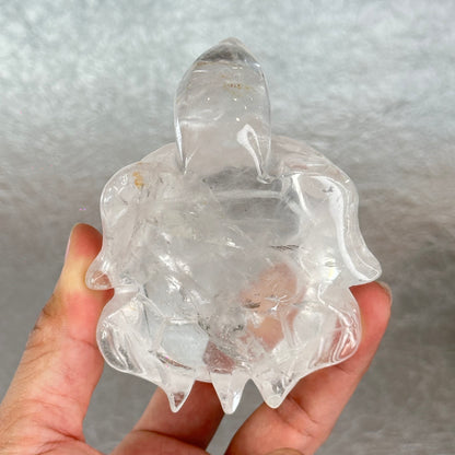 Natural Clear Quartz Turtle