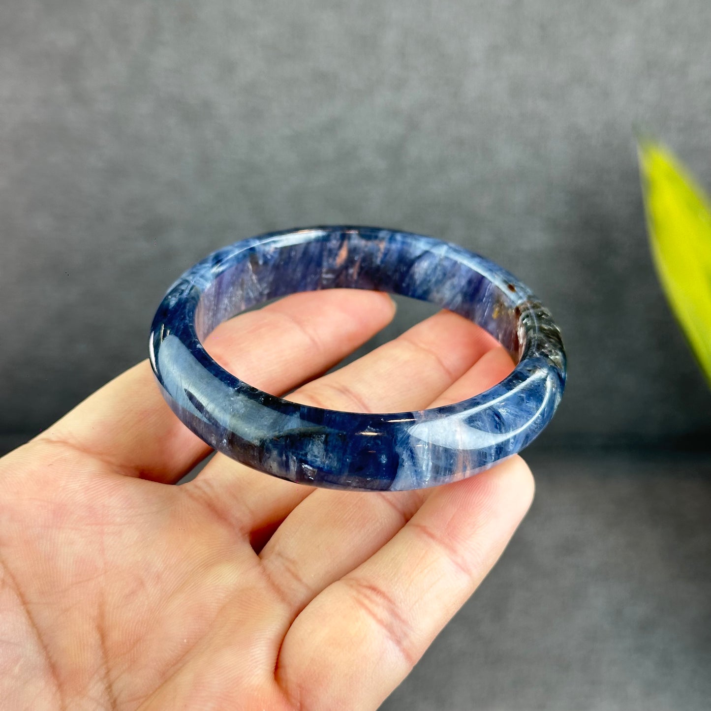 Natural Blue Kyanite VIP Banlge size 55 mm