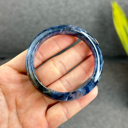 Natural Blue Kyanite VIP Banlge size 55 mm