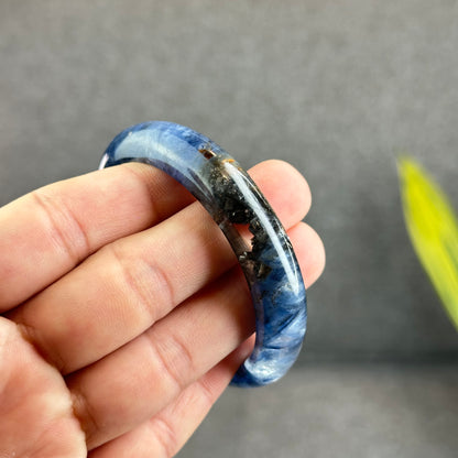 Natural Blue Kyanite VIP Banlge size 55 mm