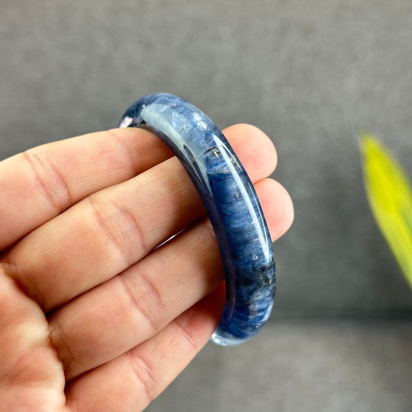 Natural Blue Kyanite VIP Banlge size 55 mm
