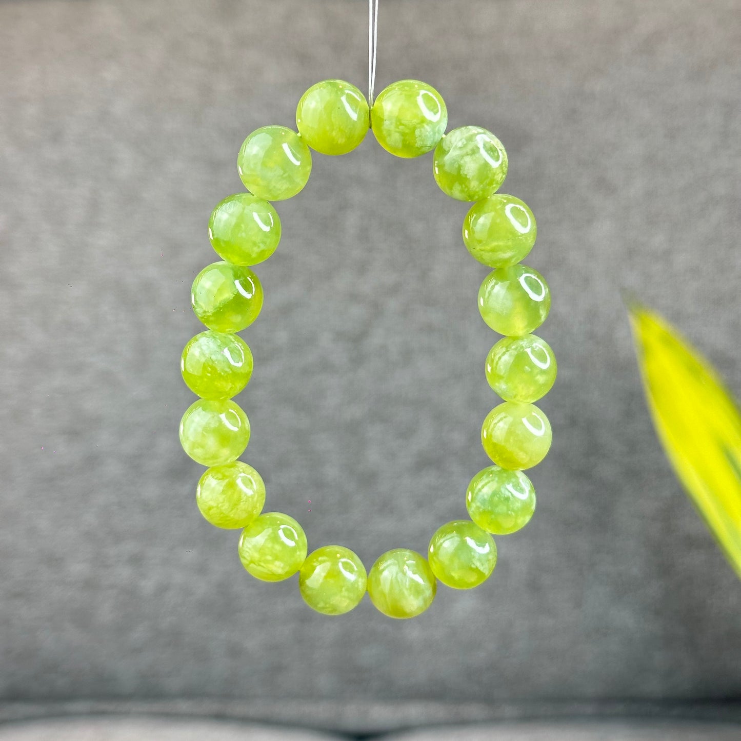 Natural Serpentine Bracelet Size 12 mm