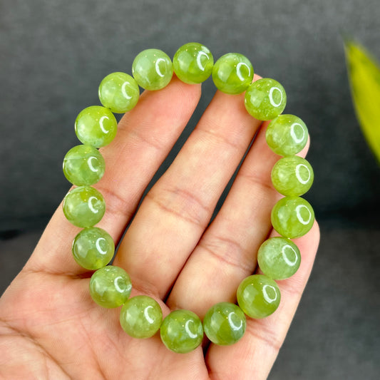Natural Serpentine Bracelet Size 12 mm