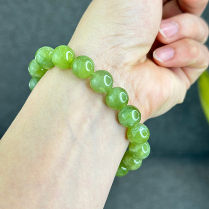 Natural Serpentine Bracelet Size 12 mm