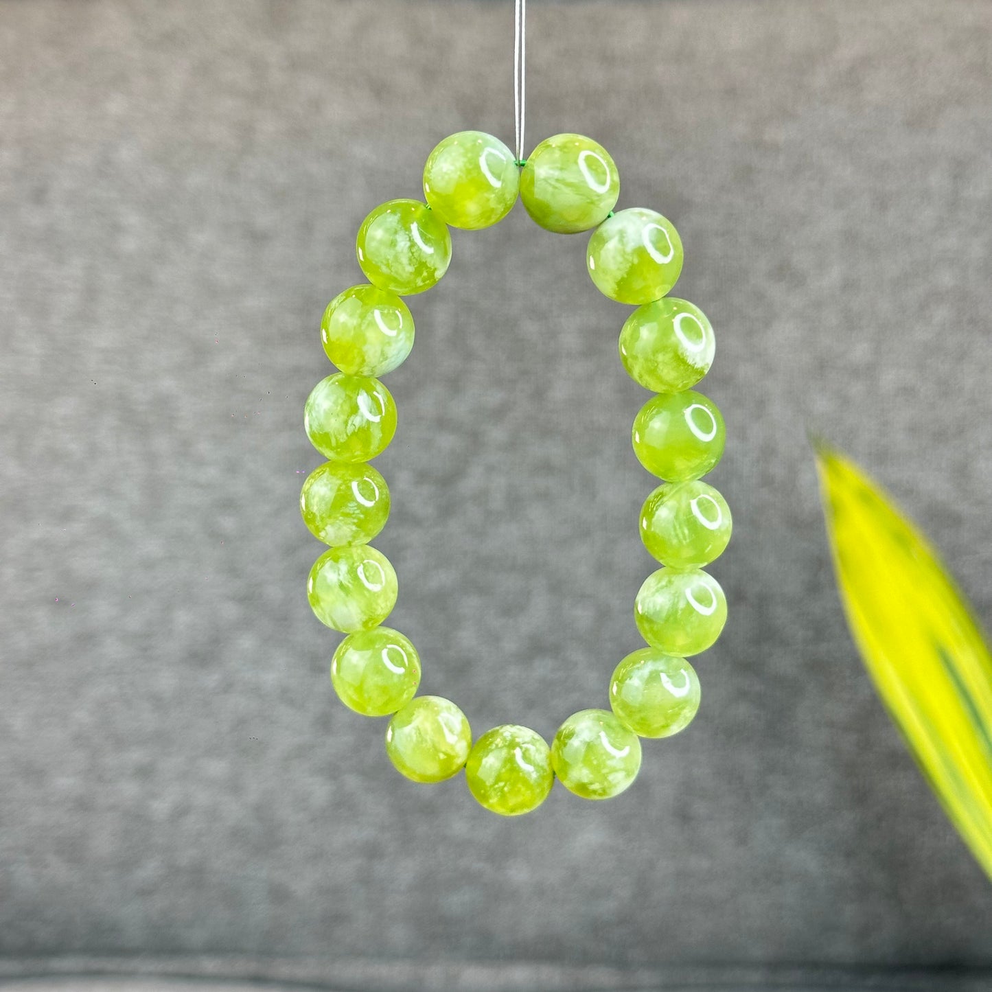Natural Serpentine Bracelet Size 12.8 mm