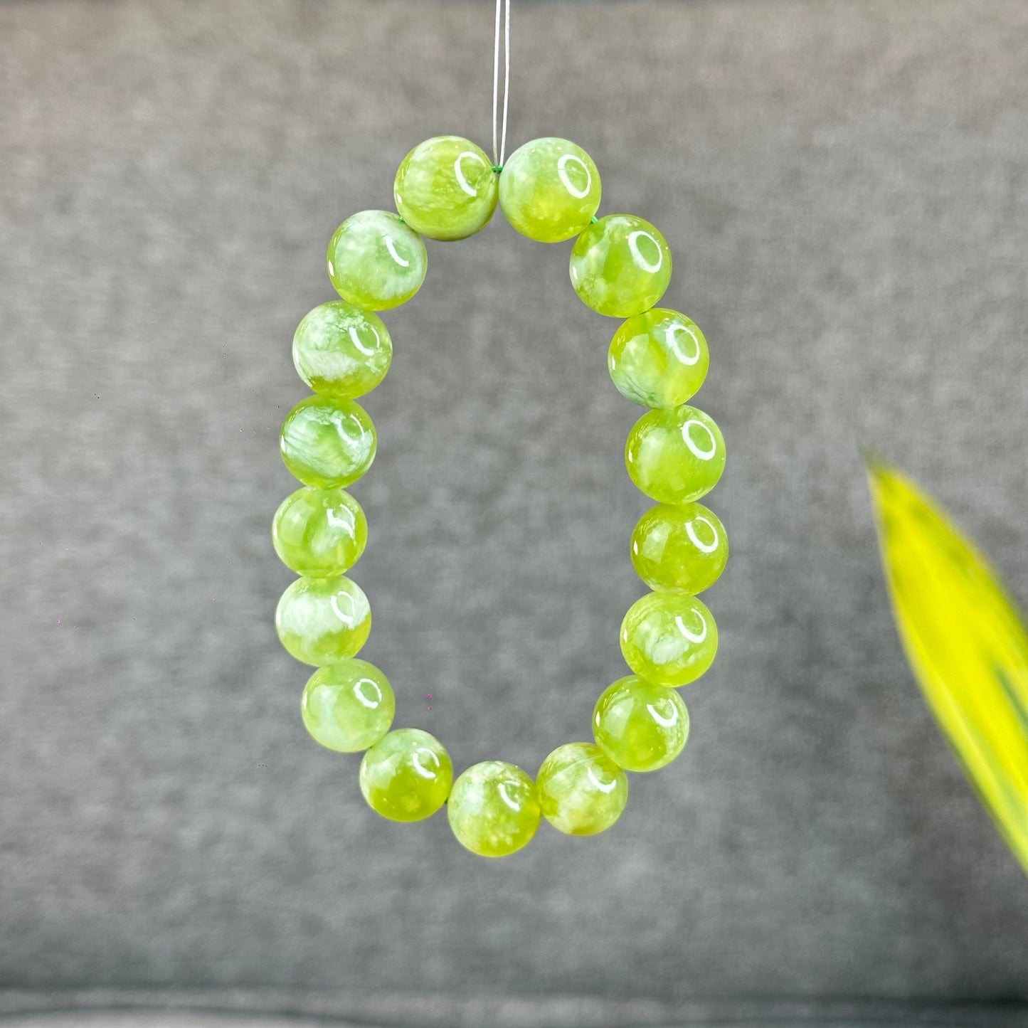 Natural Serpentine Bracelet Size 12.8 mm