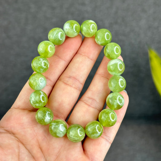 Natural Serpentine Bracelet Size 12.8 mm