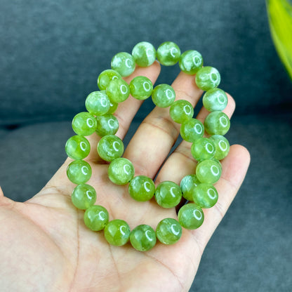 Natural Serpentine Bracelet Size 12 mm