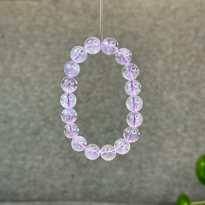 Natural Lavendar Pastel Moon Quartz Bracelet Size 11 mm