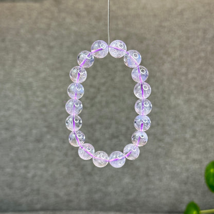 Natural Lavendar Pastel Moon Quartz Bracelet Size 11 mm