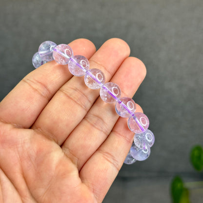 Natural Lavendar Pastel Moon Quartz Bracelet Size 11 mm