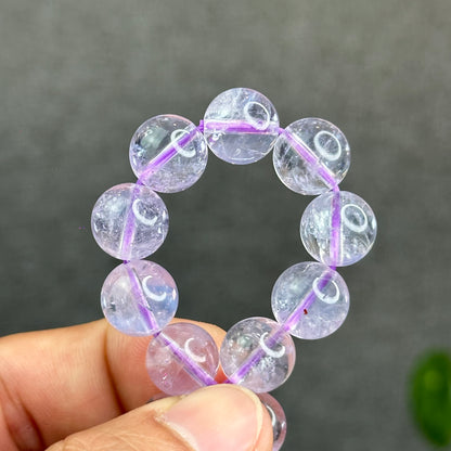 Natural Lavendar Pastel Moon Quartz Bracelet Size 11 mm