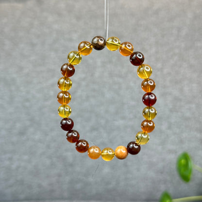 Natural Amber Bracelet Size 8.2 mm