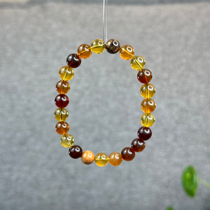 Natural Amber Bracelet Size 8.2 mm