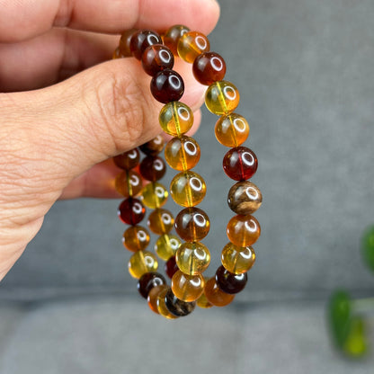 Natural Amber Bracelet Size 8.2 mm