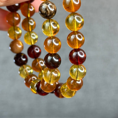Natural Amber Bracelet Size 8.2 mm