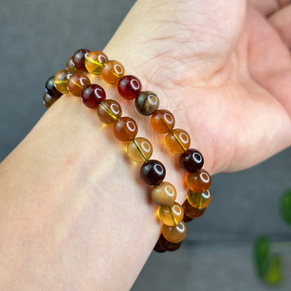 Natural Amber Bracelet Size 8.2 mm