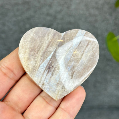 Natural Moonstone Heart
