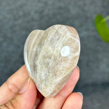 Natural Moonstone Heart