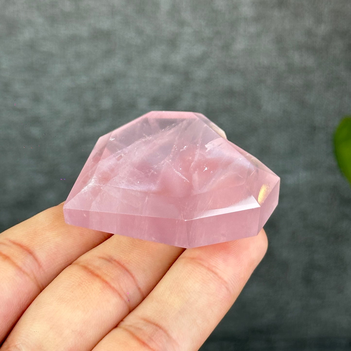 Natural Rose Quartz Heart