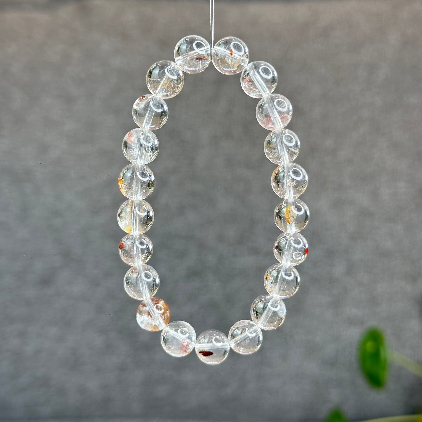 Natural Clear Quartz with Inclusion Size 8.8 mm