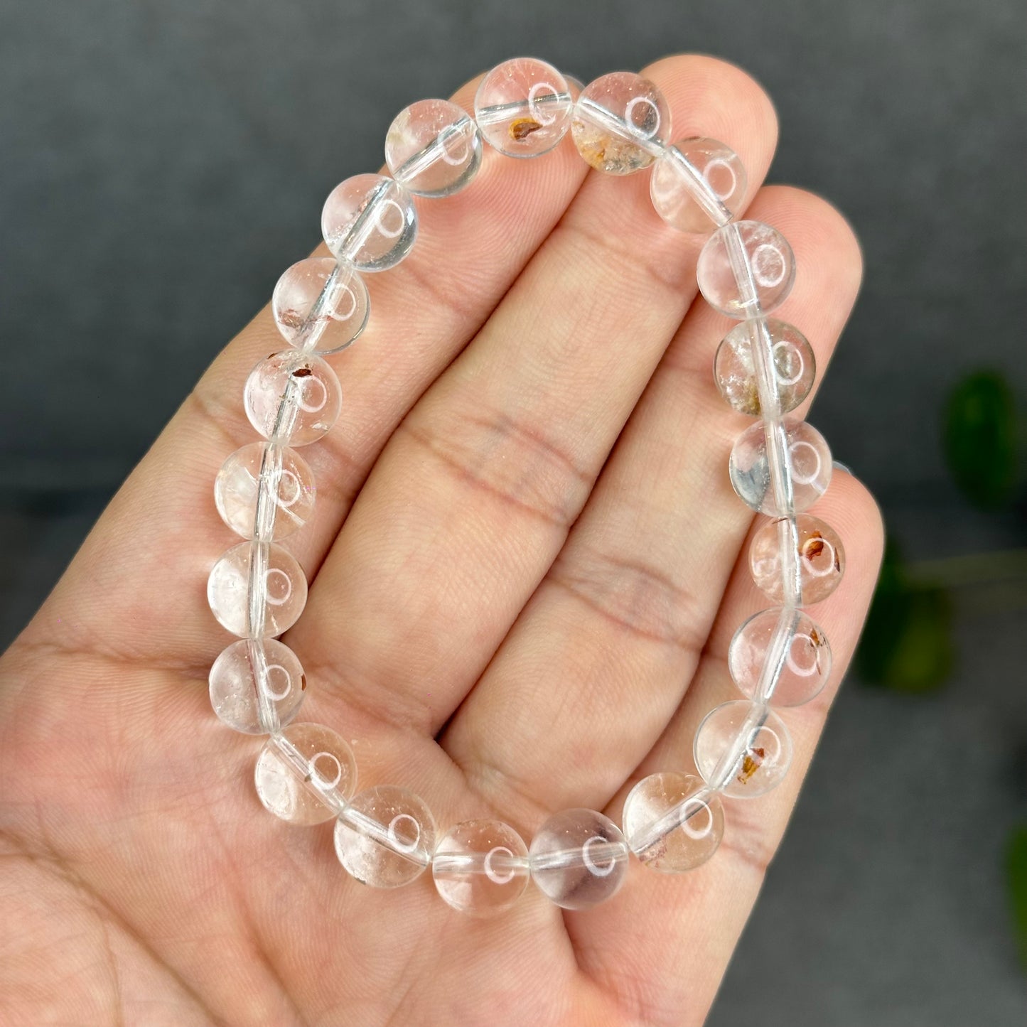 Natural Clear Quartz with Inclusion Size 8.8 mm