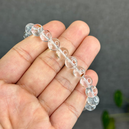 Natural Clear Quartz with Inclusion Size 8.8 mm