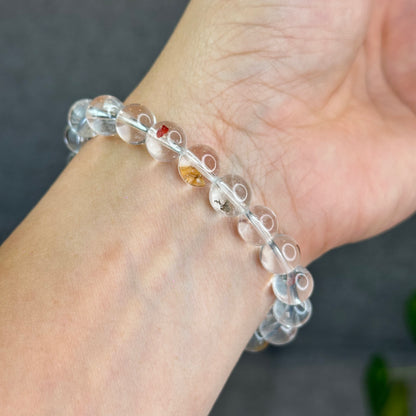 Natural Clear Quartz with Inclusion Size 8.8 mm