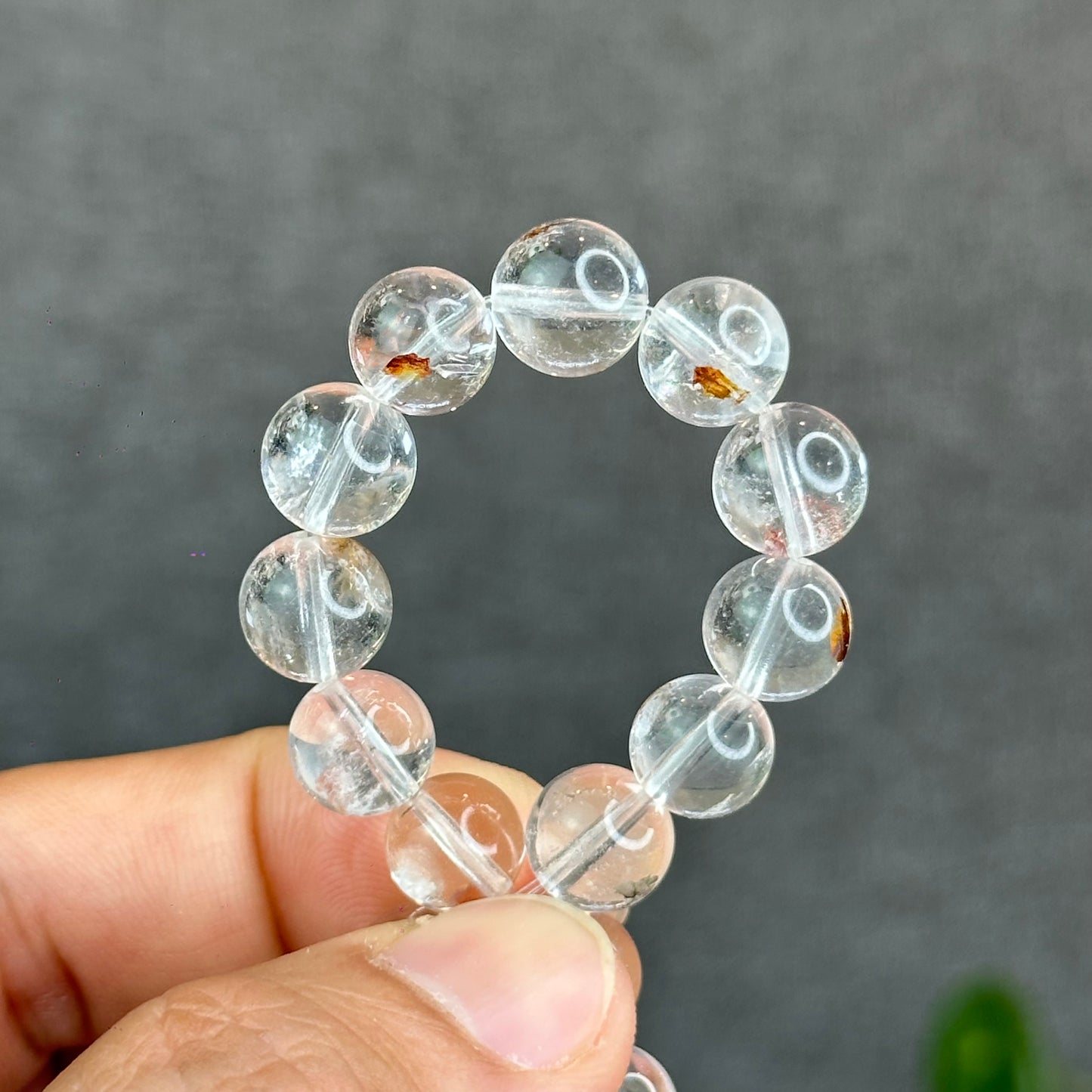 Natural Clear Quartz with Inclusion Size 8.8 mm
