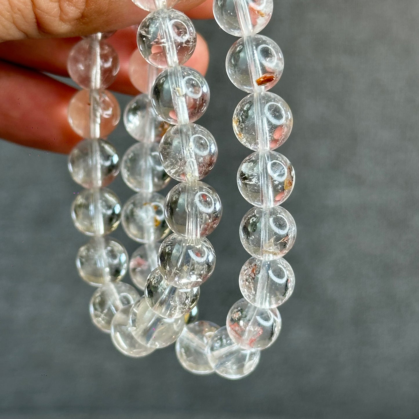 Natural Clear Quartz with Inclusion Size 8.8 mm