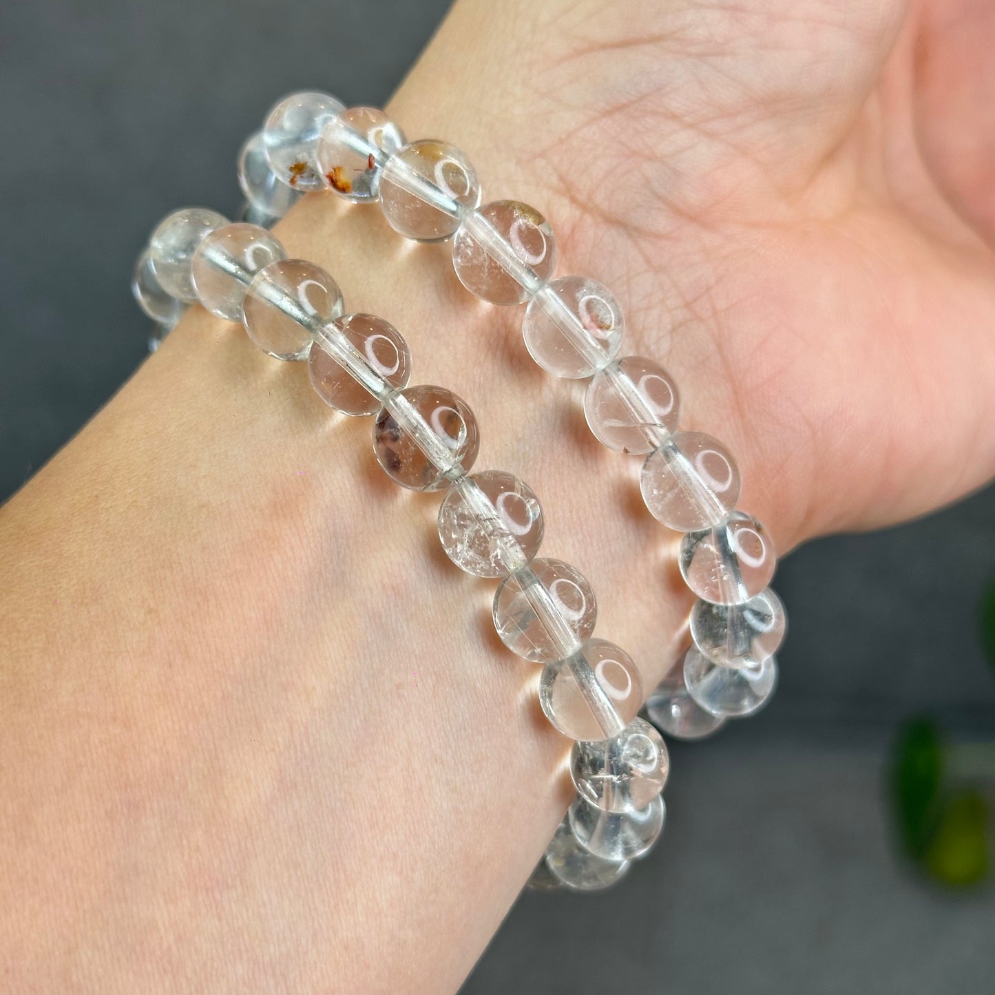 Natural Clear Quartz with Inclusion Size 8.8 mm