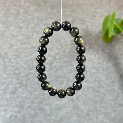 Natural Golden Obsidian VIP Bracelet Size 10 mm