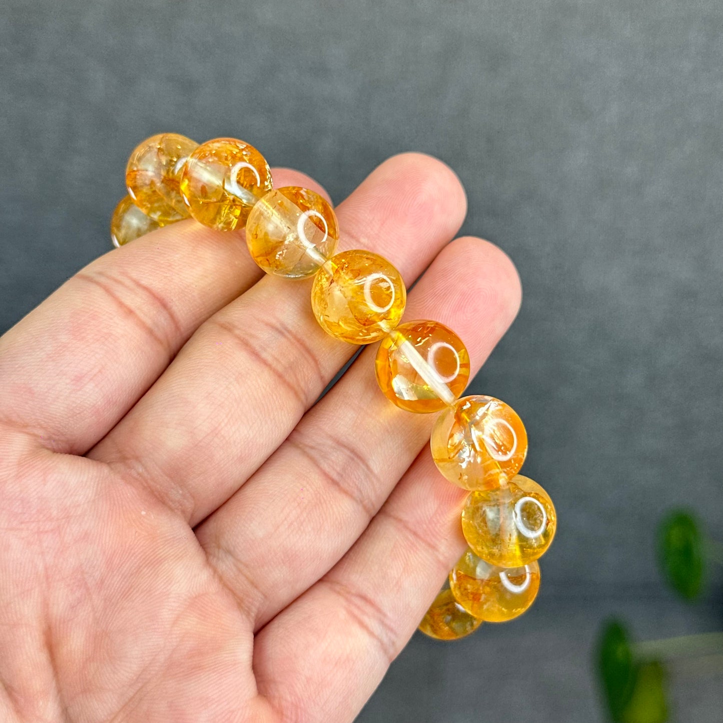 Natural Colourful Golden Healer Bracelet Size 13.5 mm