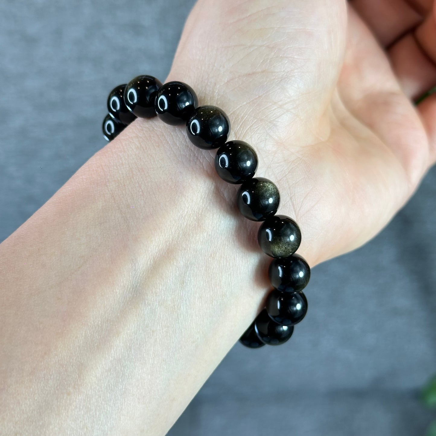 Natural Golden Obsidian VIP Bracelet Size 10 mm