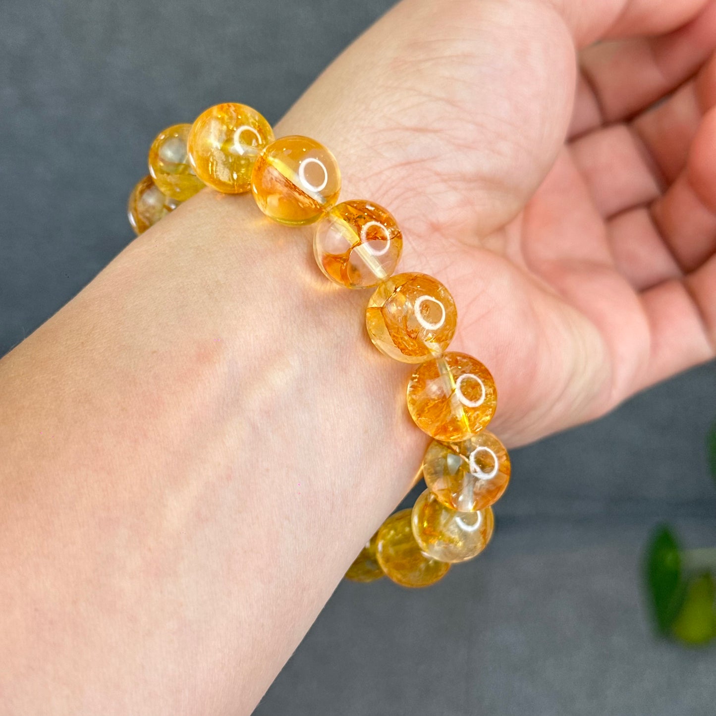 Natural Colourful Golden Healer Bracelet Size 13.5 mm