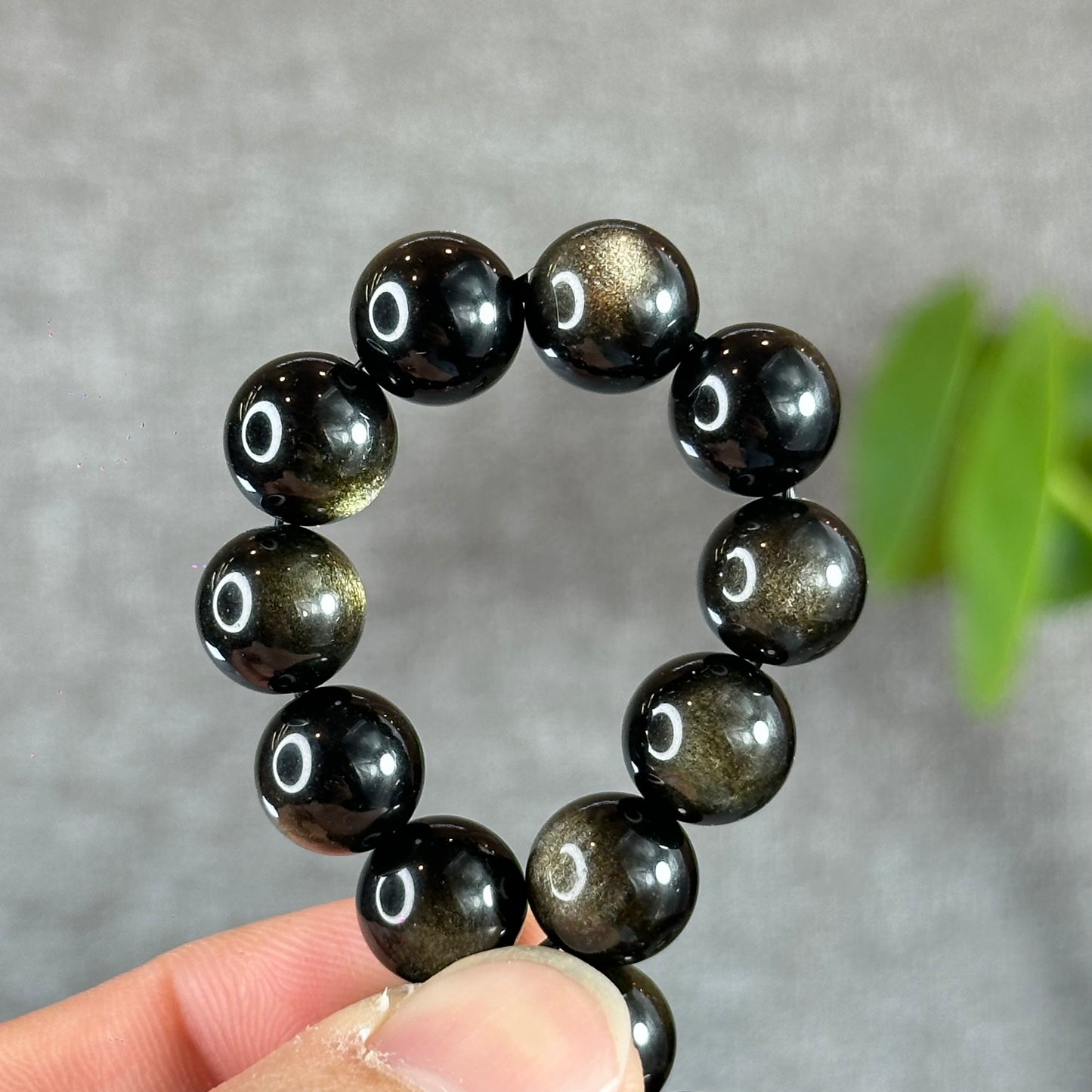 Natural Golden Obsidian VIP Bracelet Size 10 mm