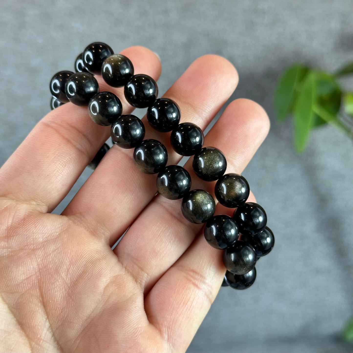 Natural Golden Obsidian VIP Bracelet Size 10 mm