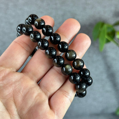 Natural Golden Obsidian VIP Bracelet Size 10 mm