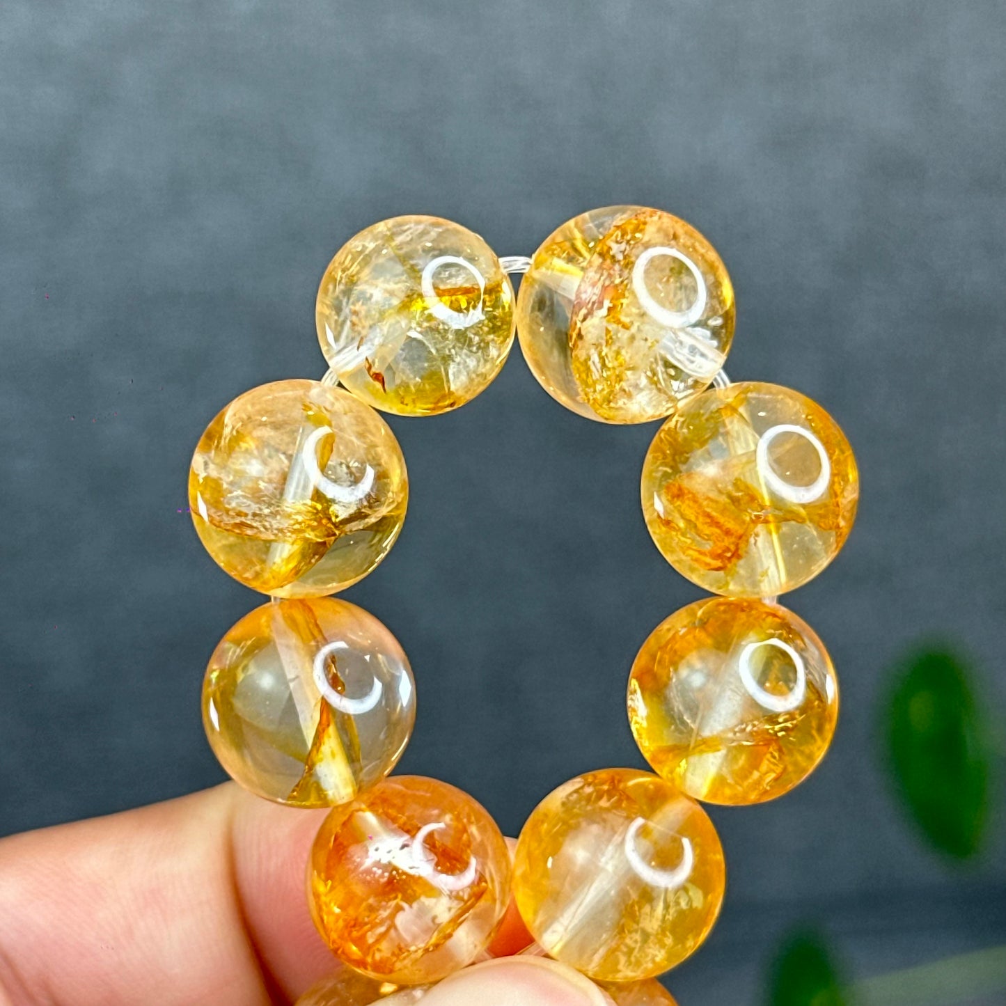 Natural Colourful Golden Healer Bracelet Size 13.5 mm