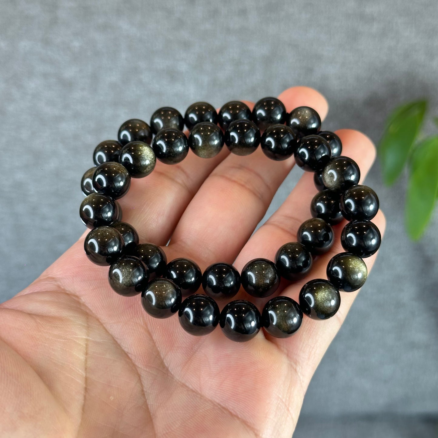 Natural Golden Obsidian VIP Bracelet Size 10 mm