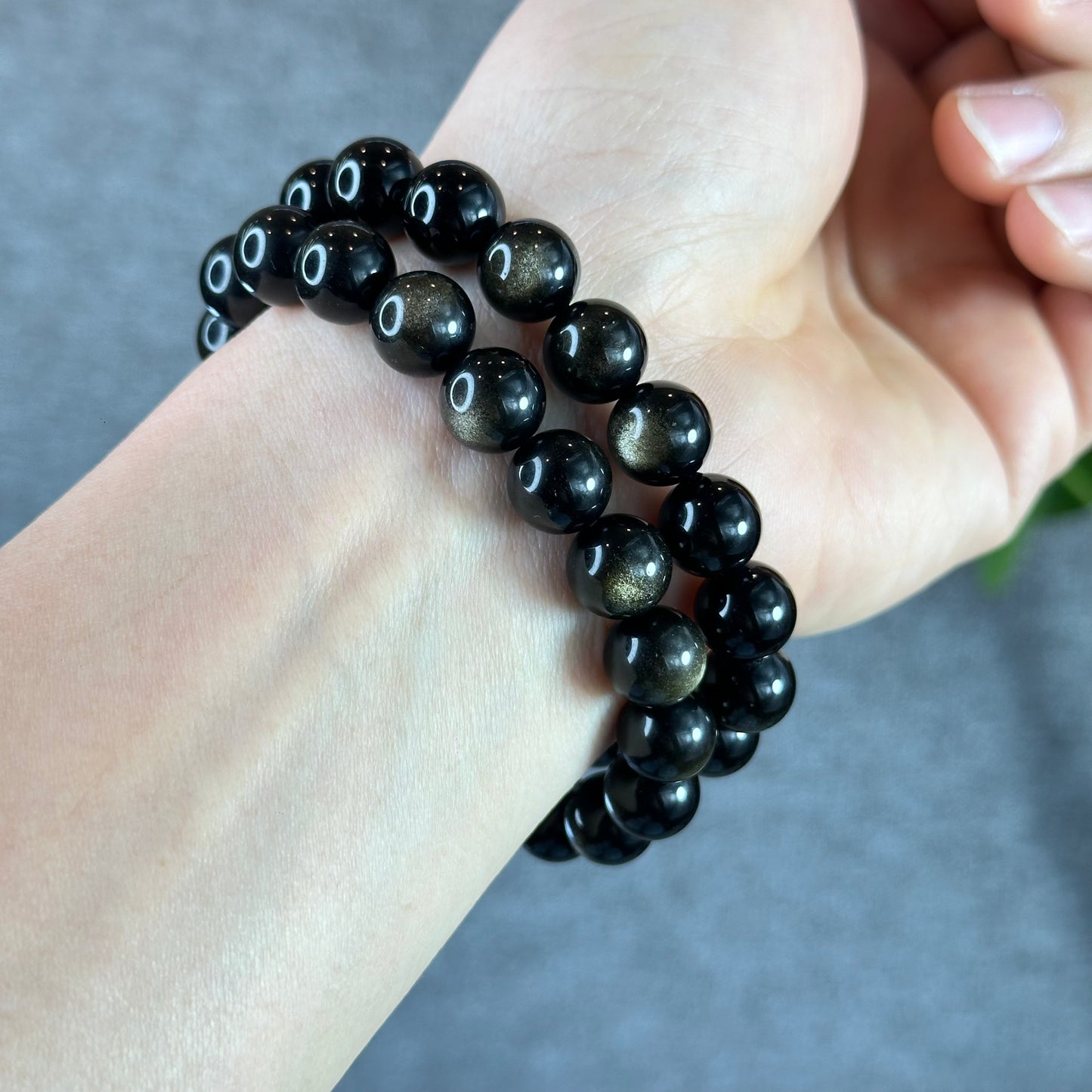 Natural Golden Obsidian VIP Bracelet Size 10 mm