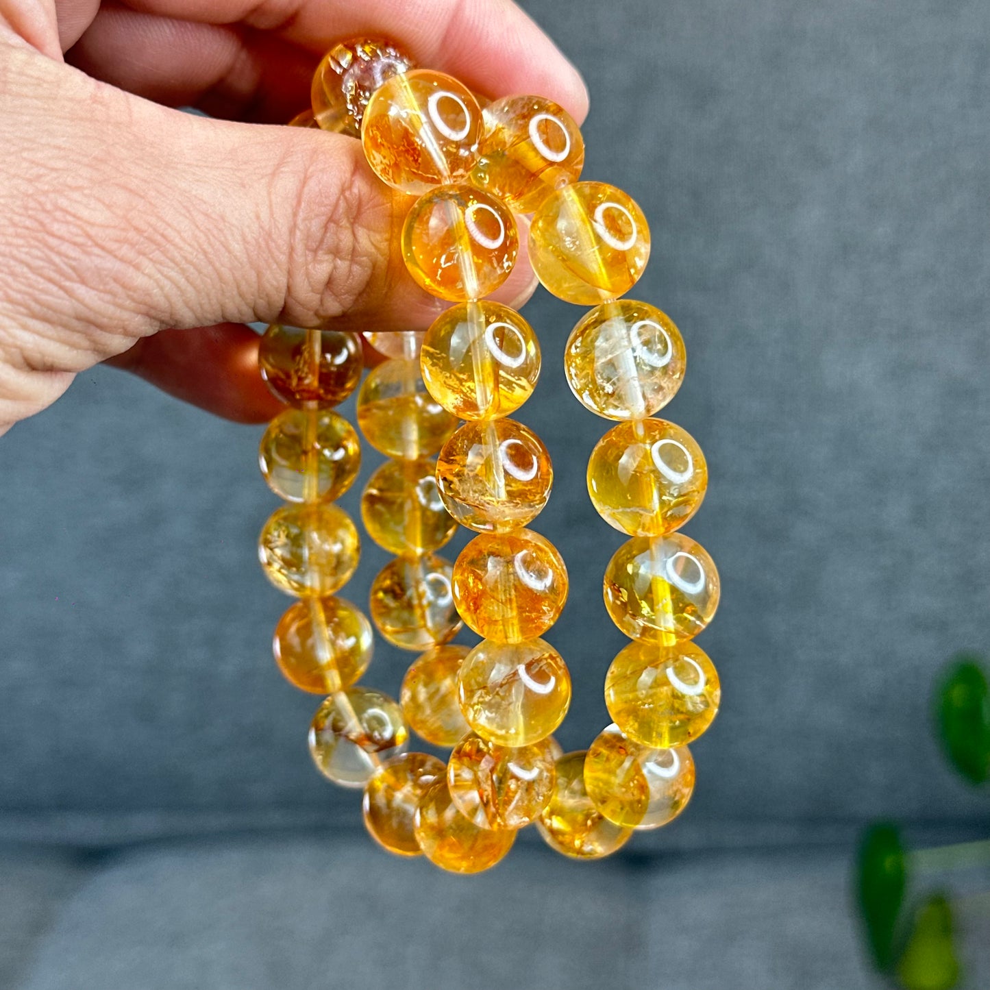 Natural Colourful Golden Healer Bracelet Size 13.5 mm