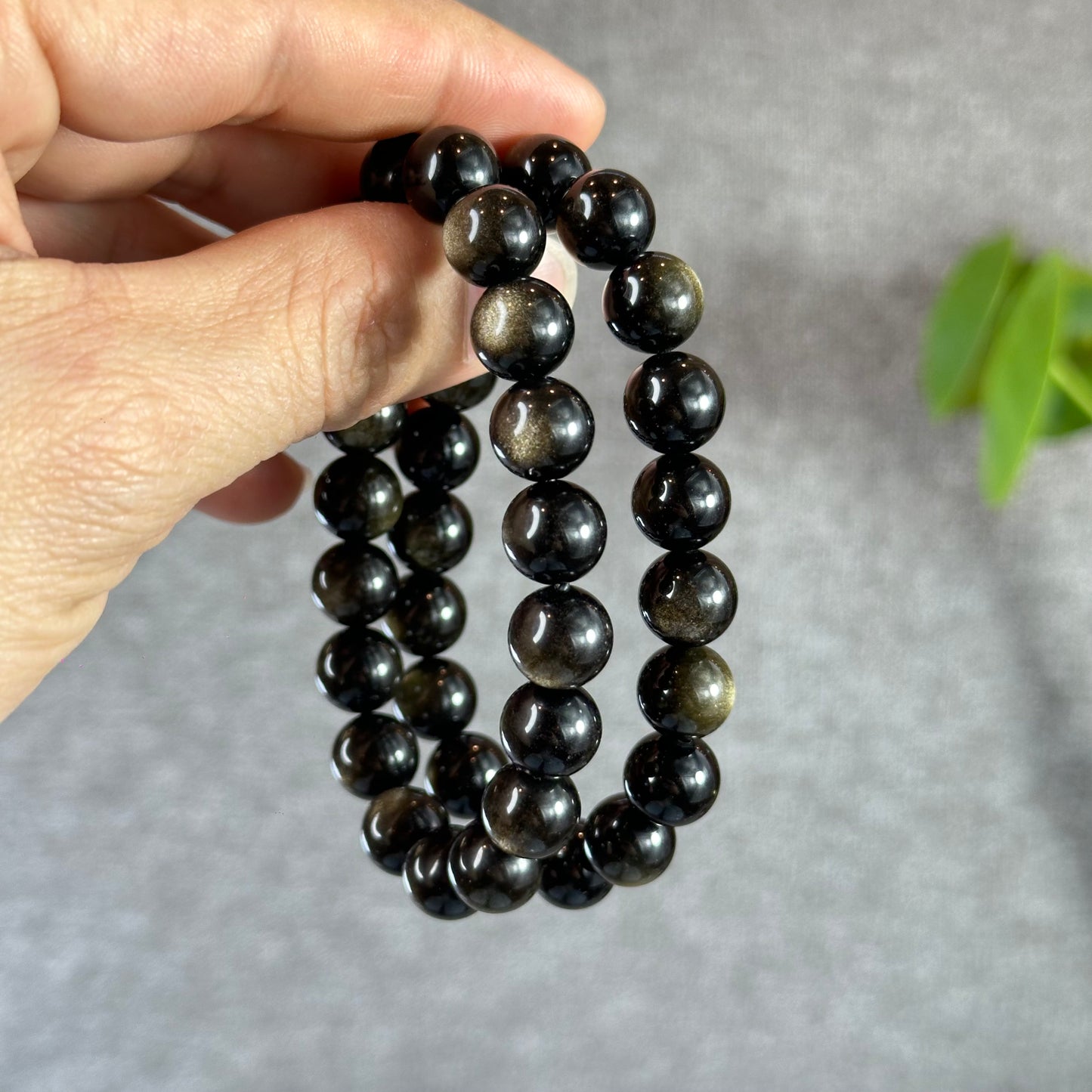 Natural Golden Obsidian VIP Bracelet Size 10 mm