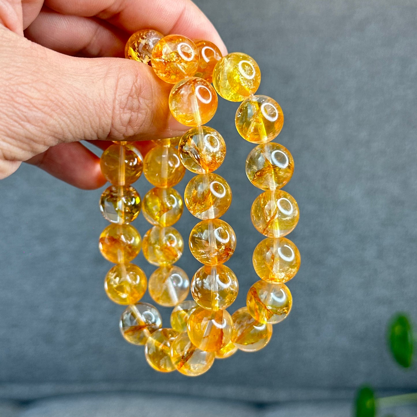 Natural Colourful Golden Healer Bracelet Size 13.5 mm